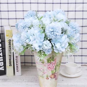 Peony Artificial Flowers Home Luxury Christmas Wreath Bridal Bouquet Table Vase Wedding DIY Decoration Hydrangea Fake Silk Flora