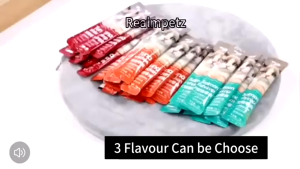 Realmpetz PEIEN Makanan Kucing Cat Treats Cat Food Snacks Pet 15g Salmon Shrimp/Tuna Shrimp/Tuna Chicken Ringan Makanan