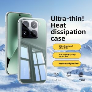 KUMENG | Anti-Shock Full-Cover Lens Protection Case for Xiaomi 17ProMax Thin Transparent Silicone