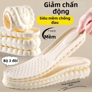 ZHIHAOEN | Đệm Lót Giày Chống Mệt Mỏi Bằng Cao Su Non Mềm Dày