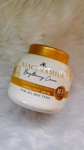 Premium Niacinamide B3+ Brightening & Firming Cream with Glutathione for All Skin Types