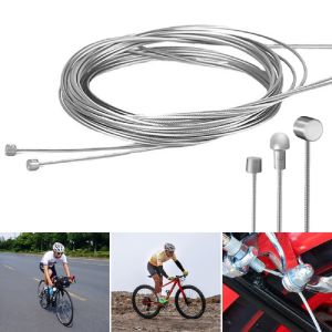 Bicycle Shift & Brake Cable Stainless Steel Inner Cable 1.7M/2.1M Mountain Road Bike Shift Cable Fixed Gear Inner Cable
