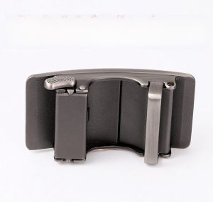 Automatic Stainless Steel Belt Buckle Mens Inner Wear Style Smooth Waist Head Business Fashion Trousers Card Clip