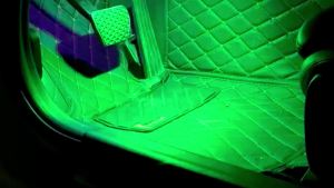 LED Car Atmosphere Decorative Light Back light Dual control with USB Wireless Remote Music APP Auto Interior Ambient Foot Lamp
