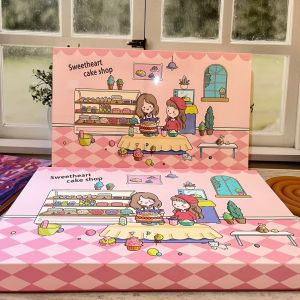 Jurnal Paket Diary 7in1 - SWEET PASTEL PINK - isi notebook hard cover washi tape stiker sticky notes bookmark journal tulisan isi label pen buku buku memo notes lucu unik hadiah sovenir alat tulis anak kerja sekolah kantor