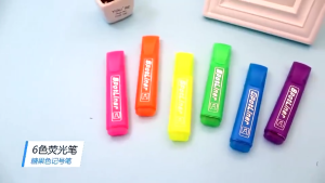 6pcs color highlighter school office supplies stationery marker highlighting student pen writing