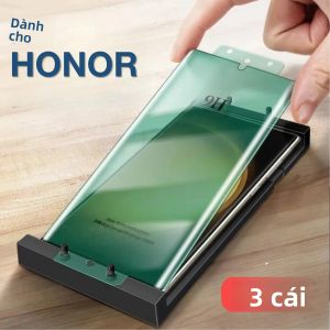 Bộ 3 Miếng Dán Bảo Vệ Màn Hình Bằng Gốm Cho HONOR Magic7/6/5/4/3 Pro - Chống Trầy Xước Chống Dấu Vân Tay Độ Nét Cao Không Phải Kính Cường Lực