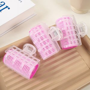 Makery【Ready in Stock】 3Pcs/pack Air Bangs Roller Does Not Hurt Hair Plastic Curler Inner Buckle Hair Roller DIY Hair Tool