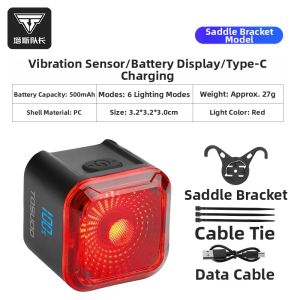 TOSUOD | Night Ride Intelligent Induction High Brightness Bicycle Tail Light