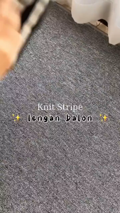 SWITER RAJUT/ATASAN WAnita KNIT tangan balon model strip