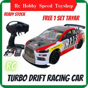 [TURBO 70KM/H] 1:10 RC CAR DRIFT 4WD High Speed Racing Car 43CM Vehicle Rc Drift Car Rc Car 2.4G Remote Control Car Drift