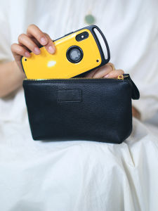 Soft Leather Long Wallet for Women Elegant Handheld Bag Simple Design Mobile Phone Case Female Version Plumpness Trendy Style