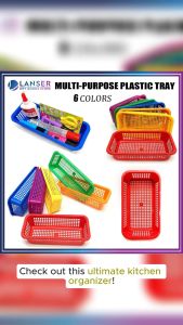 Multipurpose Plastic Basket Tray
