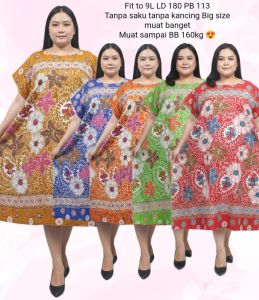 Daster Payung Ultra Jumbo LD 180 - Muat BB 160kg / Daster Payung Kekinian