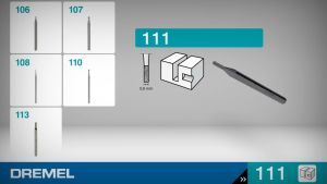 [ GH HARDWARE ] DREMEL Engraving Cutter 0.8 mm ( 111 )