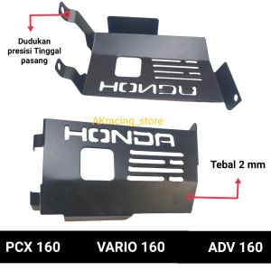 Pelindung Bawah Mesin Cover Engine Vario 160 Pcx 160 Adv 160 bahan full besi