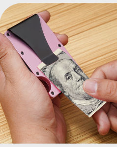 ARCTIC HUNTER กระเป๋า rfid กระเป๋าเก็บบัตร rfid blocking กล่องใส่นามบัตร กระเป๋าผู้ชายแฟชั่นกระเป๋าใส่บัตรกระเป๋าเงินใส่บัตรเครดิตแบบบางเฉียบคลิปบัตรชื่ออะลูมินัมอัลลอย