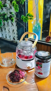 Trà hoa atiso đỏ sấy khô sấy lạnh - Dalat Cordyceps - Loai cao cấp
