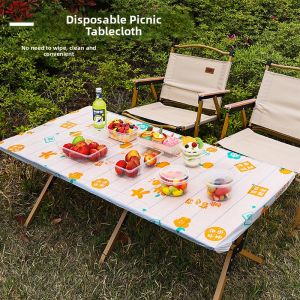YUHANG | Disposable Food-grade Thick Tablecloth with Elastic Band