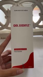 Nước súc miệng DR.XIDINZ 250ml vệ sinh khoang miệng hơi thở thơm mát ngừa hôi miệng [betadine listerine]