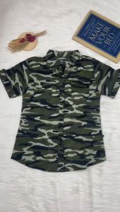 [Cuci Gudang] Kemeja anak perempuan motif  baru lengan pendek 5-12 tahun termurah