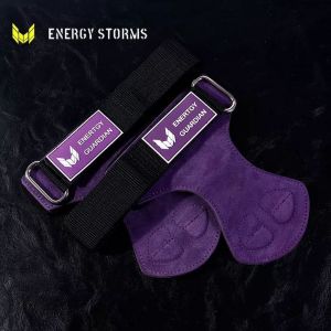 Energy Storm Assistance Belt Leather Grip Pull up Bar Fitness Mens Womens Sliding Resistance Training Wrist Support Band