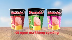 Mì ly ăn liền OMACHI xốt bò hầm 114g ( có thịt thật )