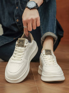 Trendy Mens Shoes Casual Thick Bottom All-Match Style Spring Autumn Season Low Top Fashion Sneakers Breathable Comfortable