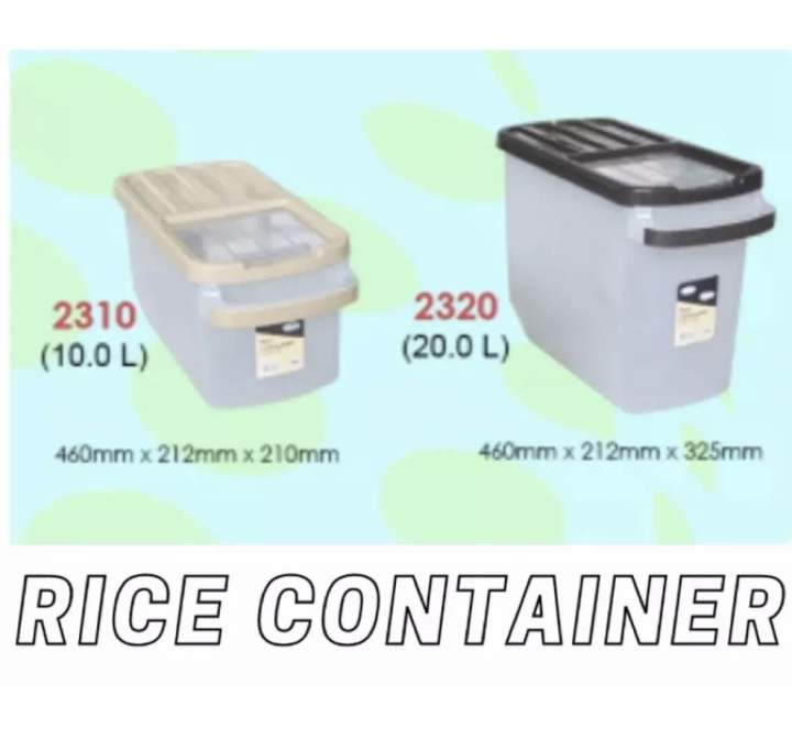 Summit Rice Dispenser with Free Cup 10L 20L Rice Container w/ cup ...