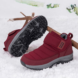 XueChur Winter Warm Waterproof Elderly Walking shoes suitable for wide feet gout edema thumb valgus lightweight non slip walking shoes for men or women