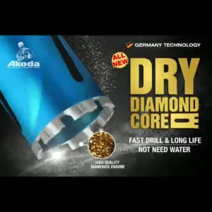 AKODA Dry Diamond Core Bit (SDS Plus) - 25x260mm - 76x260mm Diamond Tipped Drill Bit - Lazada
