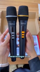 TERBARU Microphone Karaoke ADVANCE MIC-208 Profesional (2 Mic Wireless)
