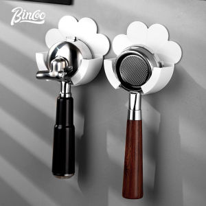BINCOO Italian Coffee Machine Handle Storage Rack Hanging Holder Coffee Accessories Powder Bowl Coffee Utensils Organizer Shelf
