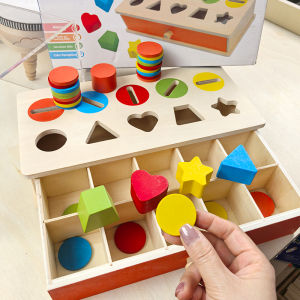 Educational Coin Box Matching Building Blocks Toy