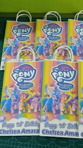 10pcs My Little Pony D2 Theme Customized Lootbags