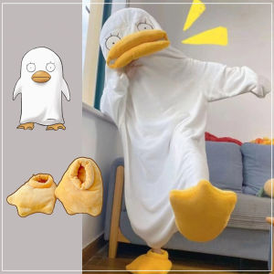 WEAD ชุดมาสคอสเป็ด Elizabeth ชุดคอสเพลย์ เป็ดอนิเมะ ชุดนุ่มนิ่ม ชุดมาสคอสการ์ตูน ชุดคลุมน่ารัก ชุดเป็ด