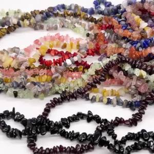 3-5mm Natural Irregular Tiger Eye Stone Beads Gravel Chips Loose Spacer Beads Jewelry Making DIY Bracelet Necklaces Accessories