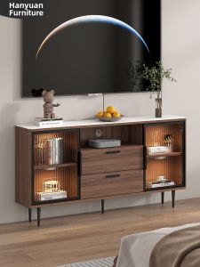 HANYUAN | Ultra-thin Narrow Tall TV Storage Cabinet