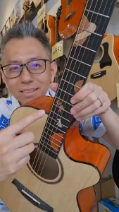 STILLER - DM-40CP(ST) 40 Inch Acoustic Guitar Solid Spruce Top Basswood Side & Back Gitar Akustik