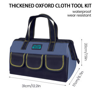 Airaj đa chức năng công cụ Túi 1680D Oxford vải thợ điện túi không thấm nước và chịu mài mòn dung lượng cao lưu trữ túi
