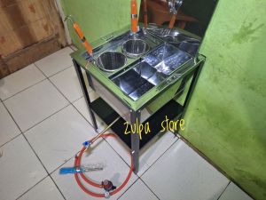 dandang mie ayam 2 lubang / dandang kotak / panci mie ayam / dandang mie kocok