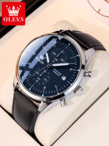 OLEVS | Student Waterproof Leather Quartz Watch