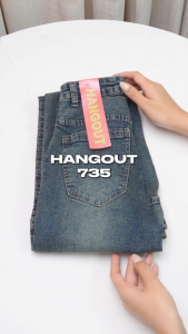 JINISO - Highwaist Stretch Cutbray Flare Jeans 735 HANGOUT