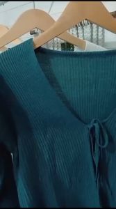 EMILLY CARDIGAN CROP RAJUT WANITA BY AQILANISASTORE