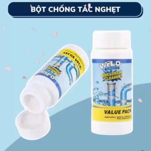 Chai bột thông ống cống WLLD TORNADO bột thông tắc cống thần thánh hương chanh bạc hà chai bột thông tắc cống rãnh sinh học hũ bột thông cống