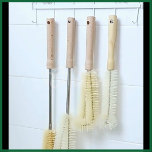 Cây rửa ly cán gỗ nhiều size làm sạch ly bình chai lọ hiệu quả tiết kiệm thời gian Mixmore