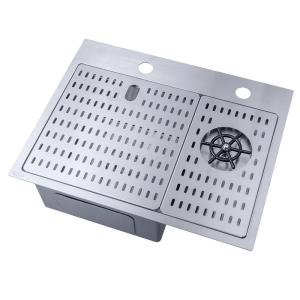 CUNGSA | 304 Stainless Steel Invisible Sink with Cover and High Pressure Sprayer