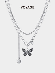 สร้อยคอโซ่กระดูกไหปลาร้าแมว 2 ชั้น ดีไซน์หรูหรา โซ่กระดูกไหปลาร้าสำหรับผู้หญิง เครื่องประดับโซ่กระดูกไหปลาร้าแบบหรูหรา