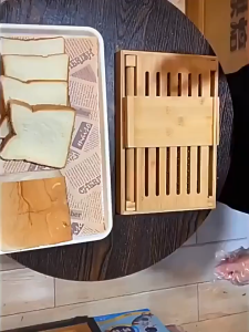 Folding Toast Cutter Thick Bread Slicer Bread Stick and Sandwich Cutter Baking Tools Slicing Tools