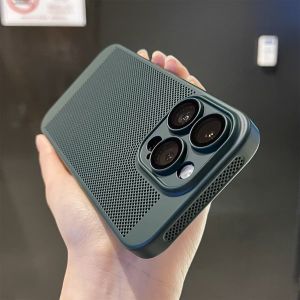 Ultra-Thin Magsafe Magnetic Heat Dissipation Phone Case for Apple 15Promax 14Pro with Lens Film Protection against Falls